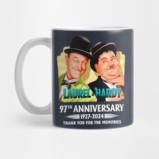 Laurel and Hardy 97th Anniversary Mug